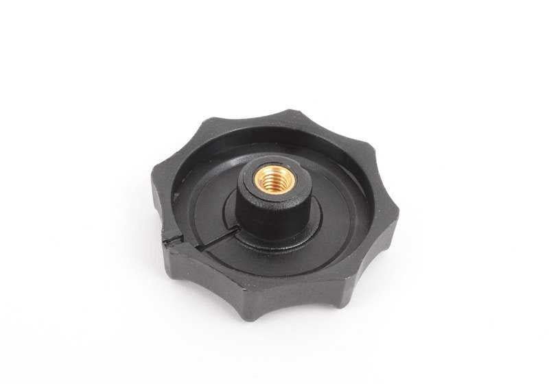 Tapa cierre depósito dirección OEM 32411141027 para BMW E34, E32, E38, E31. Compatible con sistemas hidráulicos como servodirección. Recambio original BMW.