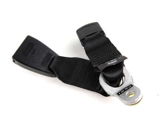 OEM 72118242767 Cintura di sicurezza inferiore sinistra per BMW Serie 3 E46 (316Ci, 318Ci, 316i, 318i). BMW originale.