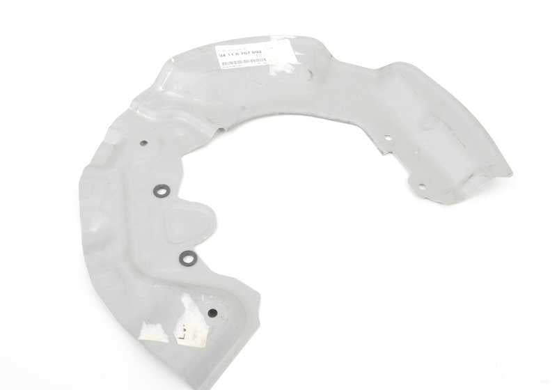 Protettore del freno anteriore destro 34116767692 per BMW 6 E63 630i Series {Modelli: EA11, EA21, EA22, EA31, EA32, EA41, EA42, EH31, EH32, EH41}. BMW originale.