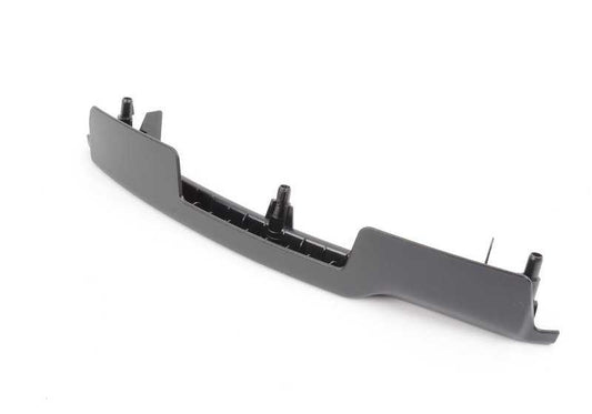 Tapa lateral derecha asiento OEM 52106958660 para BMW E81, E82, E87, E88, E90, E91, E92, E84, F25, F26, E89. Pieza original BMW.