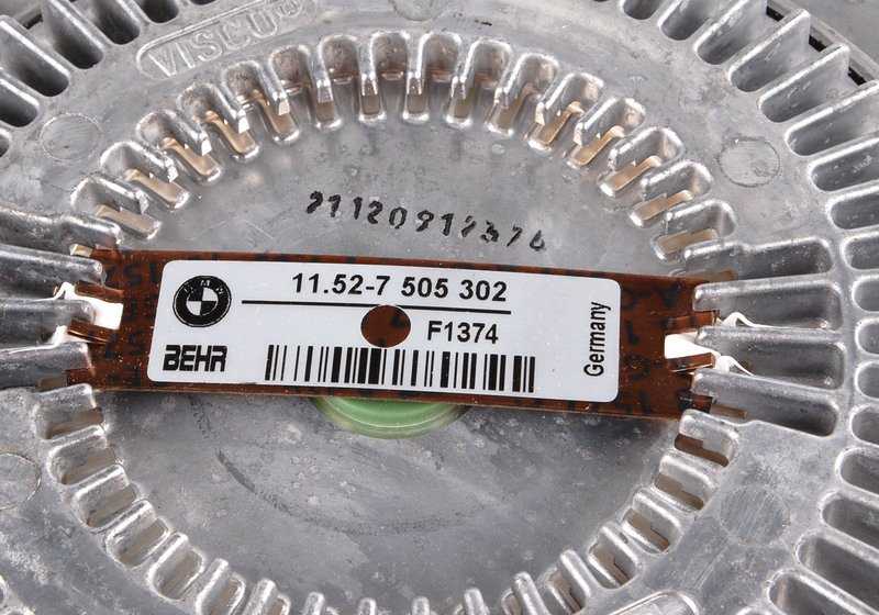 Embrayage de ventilateur Viscoso OEM 11527505302 pour BMW E36, E46, E34, E39, E38, E53, Z3. BMW d'origine.