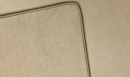 Juego de alfombrillas beige OEM 51477290130 para BMW X6 E71, X6 E72 Hybrid, delanteras y traseras. Original BMW.