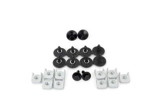 Difusor trasero OEM 51192339047 para MINI F56, MINI Cabrio F57 (sin PDC). Original MINI.