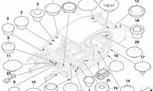 Tapa columna dirección OEM 51717123905 para BMW E90, E90N, E91, E91N, E92, E92N, E93, E93N. Original BMW.