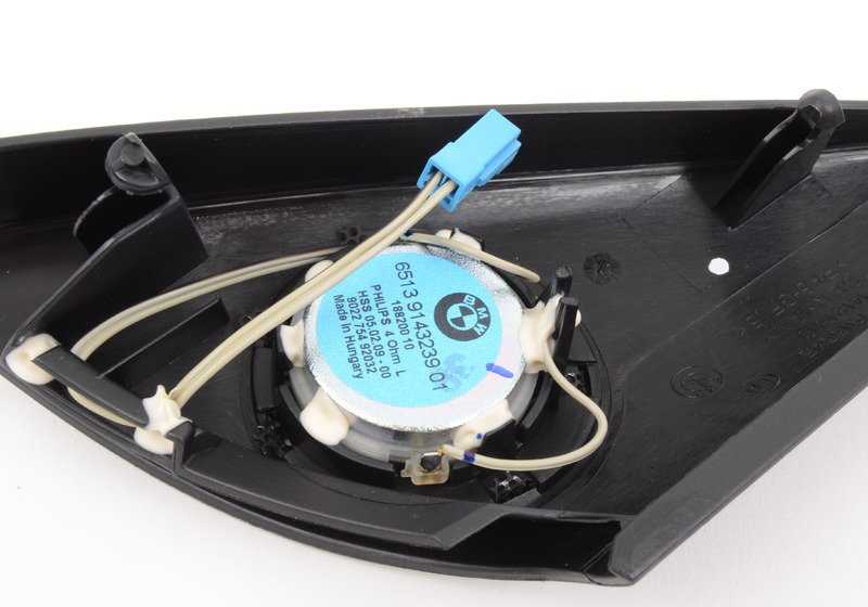 Altavoz de agudos izquierdo para BMW Z4 E85, E86 (OEM 65139143239). Original BMW.