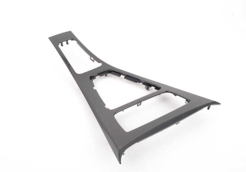Embellecedor consola central OEM 51166982642 para BMW E90, E91, E92, E93. Original BMW.