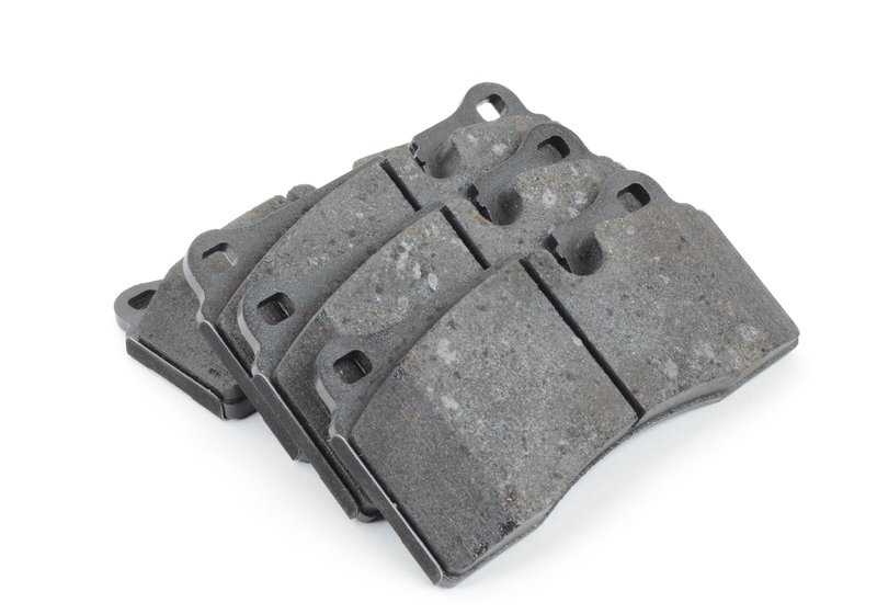 Juego de pastillas de freno sin amianto OEM 34212284990 para BMW F87, F80, F82, F83. Original BMW.
