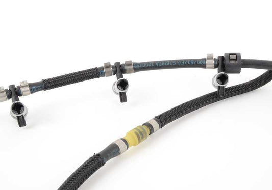 Tubería de retorno de combustible OEM 13537799869 para BMW E90, E91, E92, E93, E60, E61, E63, E64, E65, E66, E83, E70, E71. Original BMW.