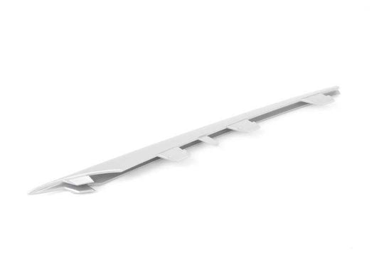 Baguette de garniture droite OEM 51117222848 pour BMW X5 E70 (04/2010-06/2013) en aluminium mat. Véritable BMW.
