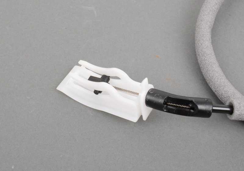 Cable apertura puerta OEM 51217119615 para BMW Serie 3 E92, E92N, E93, E93N. Original BMW.