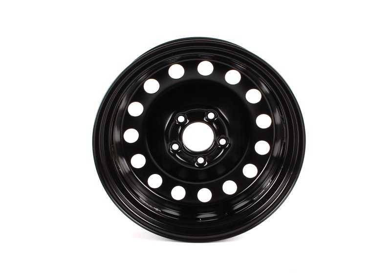 Rueda de repuesto (galleta) de acero OEM 36116750007 para BMW E46 y MINI compatibles. Medida 3,5x17 ET30. Original BMW y MINI.