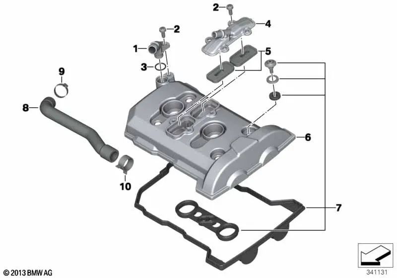 Cramp à bande flexible pour BMW Z4 E85, E86 et BMW Motorrad F K70, K71, K72, K73, K75 (OEM 64216924276). BMW d'origine.
