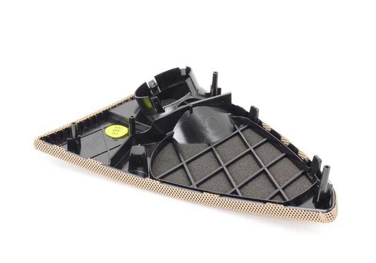 Embellecedor para altavoz derecho OEM 51427226466 para BMW Serie 5 F10, F11 (2009-2013), F10 LCI, F11 LCI (2012-2017) en color VENETOBEIGE. Original BMW.