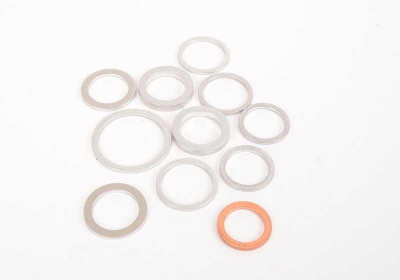 Conjunto de juntas de cárter sem amianto para BMW E39 (OEM 11111407804). BMW originais.