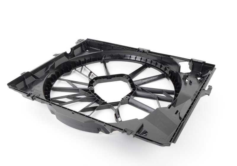 Soporte de ventilador OEM 17117557814 para BMW E82, E88, E90, E92, E93. Original BMW.