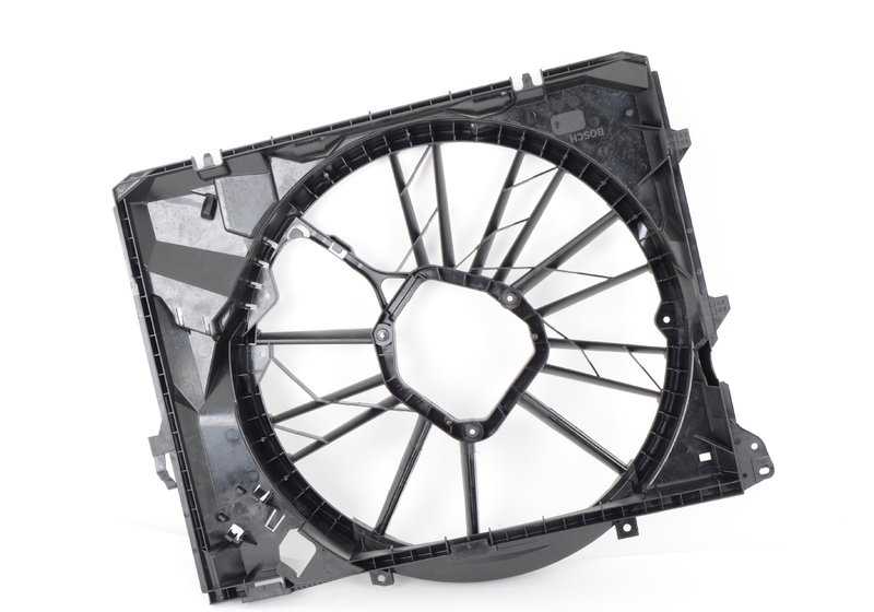 Soporte de ventilador OEM 17117557814 para BMW E82, E88, E90, E92, E93. Original BMW.
