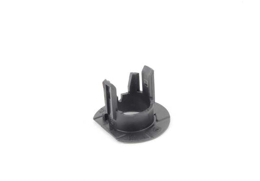 Soporte sensor PDC trasero interior izquierdo OEM 51128044387 para BMW E92, E93, E92 LCI, E93 LCI. Original BMW.