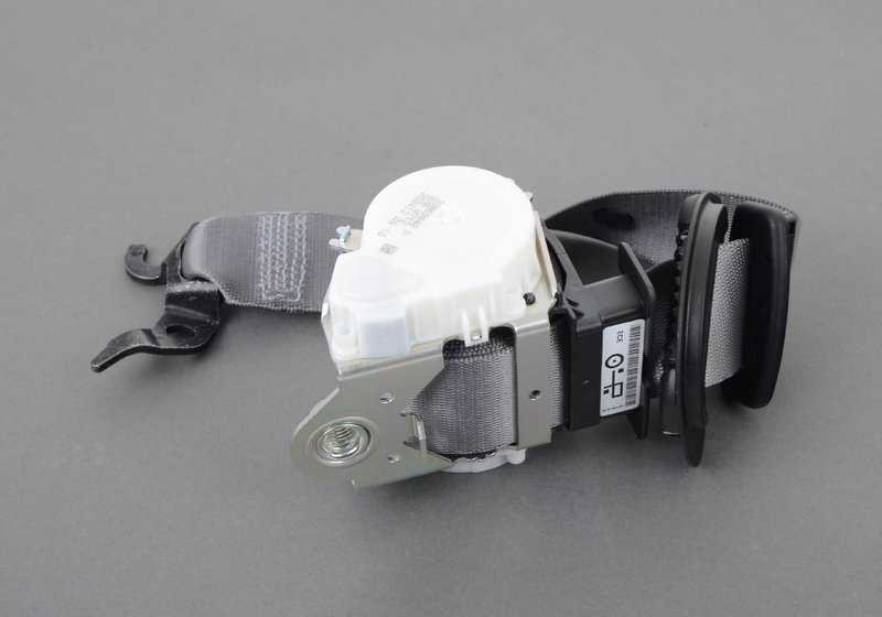 Cintura di sicurezza frontale sinistra con limitatore OEM 72119160103 per BMW E90 {316D, 316i} tutti i modelli compatibili. BMW originale.