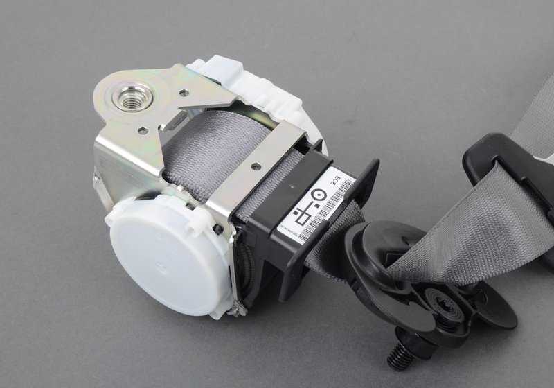 Cintura di sicurezza frontale sinistra con limitatore OEM 72119160103 per BMW E90 {316D, 316i} tutti i modelli compatibili. BMW originale.
