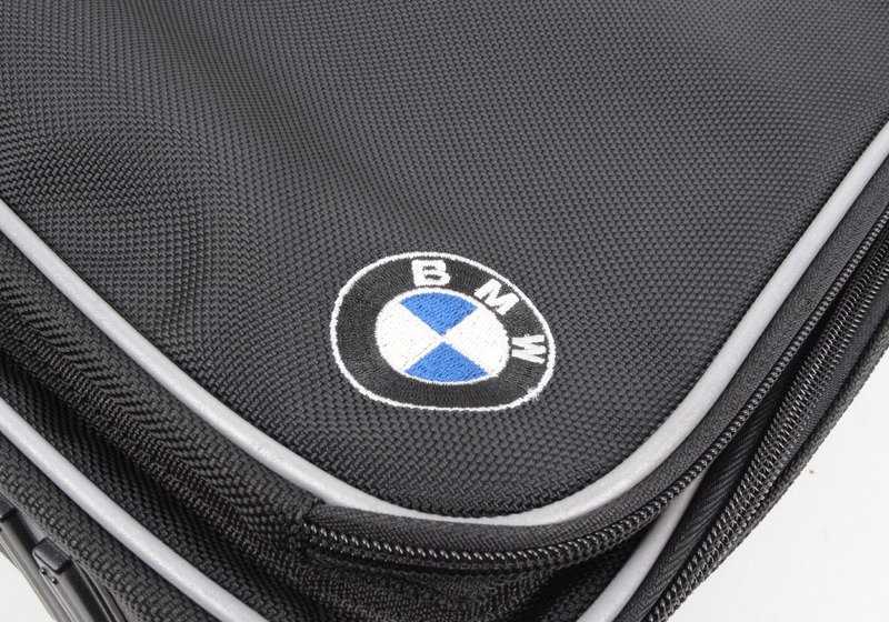 Bolsa interior derecha para maleta lateral de moto OEM 72605590042 para BMW Motorrad R248, R50. Original BMW.