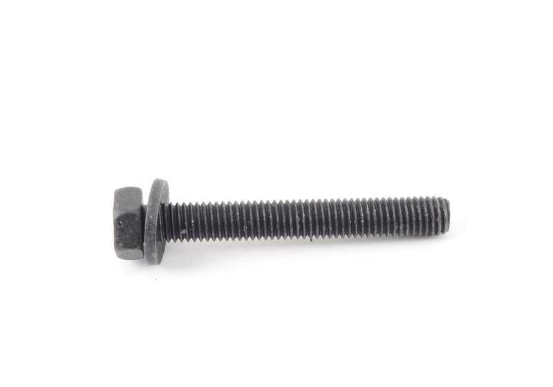 Tornillo hexagonal con arandela OEM 07137512997 para MINI R52 (Cooper) y R53 (Cooper S, JCW GP). Original MINI. Apto para modelos con cambio manual y automático, fabricados entre 2001 y 2008.