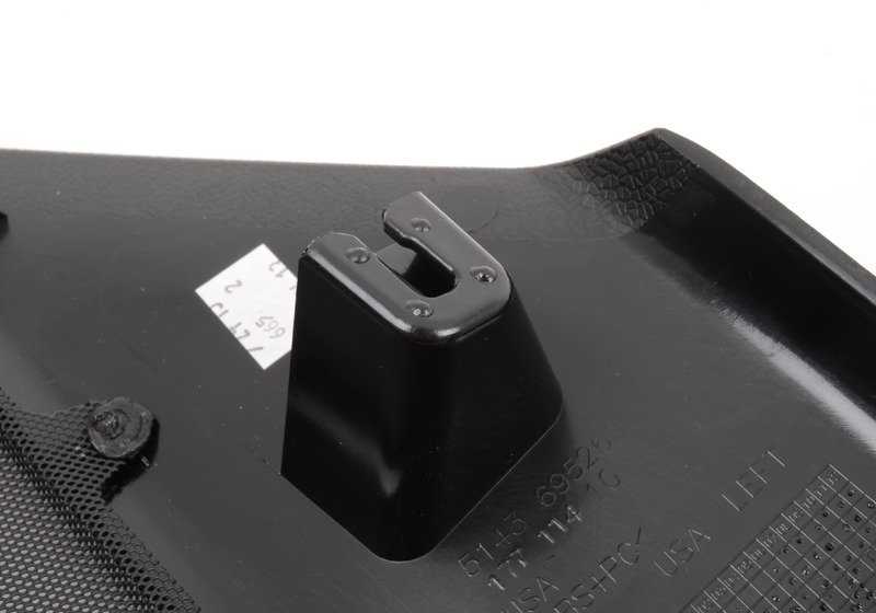 Cubierta pilar D izquierdo OEM 51438037391 para BMW E70, E71. Original BMW.