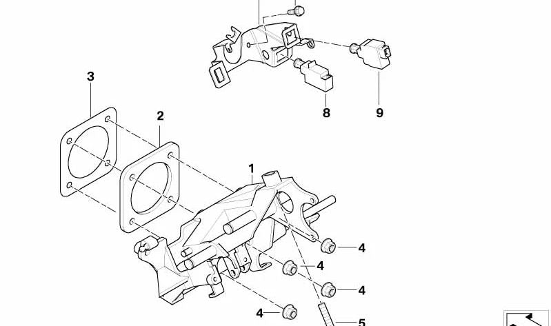 Junta metálica del servo de freno OEM 35111163518 para BMW E38 (725tds, 728i) todas las versiones. Original BMW.