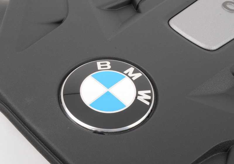 OEM Acoustic Isolation Cover 13717577456 for BMW F07, F10, F11, F06, F12, F13, F01, F02, F04, E70, E71. Original BMW.
