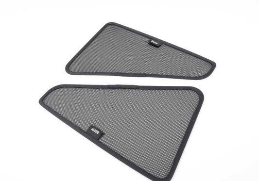 Parasoles laterales traseros (1 pieza) OEM 51462318007 para BMW F31. Protege del sol y reduce el calor interior. Usable con la ventanilla bajada. Original BMW.