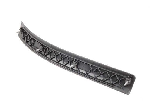 Moldura decorativa titanio salpicadero derecho OEM 51457904348 para BMW E46. Original BMW.