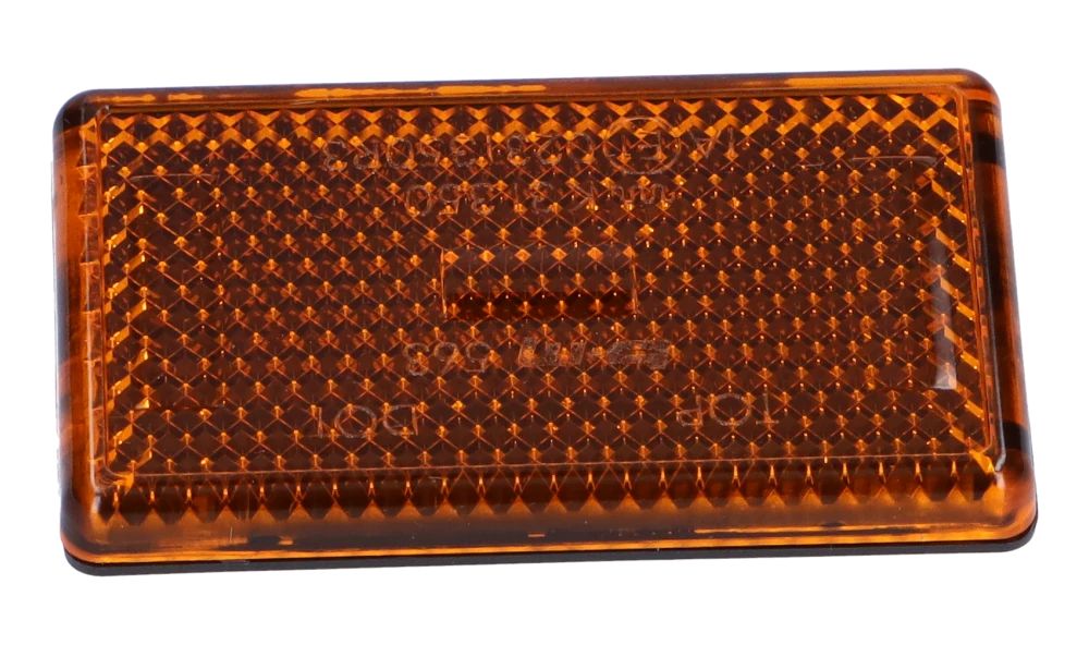Reflector catadióptrico lateral amarillo OEM 63141540587 para motos BMW R 1250 RS, S 1000 RR, S 1000 R, M 1000 RR, M 1000 R, C 650 GT... y más. Original BMW Motorrad.