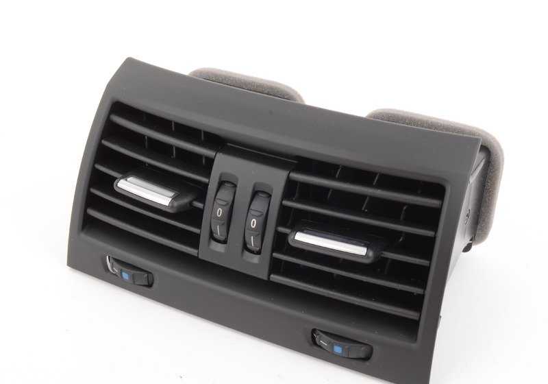 Rejilla central de ventilación OEM 64229172344 para BMW F10, F10N, F11, F11N, F18, F18N. Pieza original BMW.