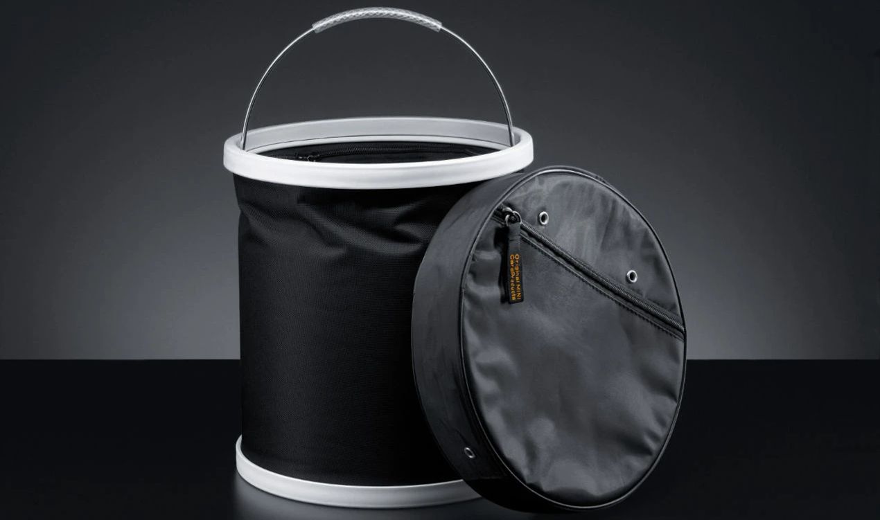 Secchio multiuso pieghevole impermeabile da 11 litri OEM 83190446964 per BMW e MINI. MINI originale.