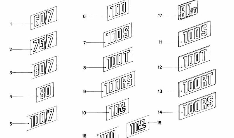 Placa de montaje OEM 51141238917 para BMW Motorrad R100RT (modelos R247 de 1978 a 1984). Original BMW.