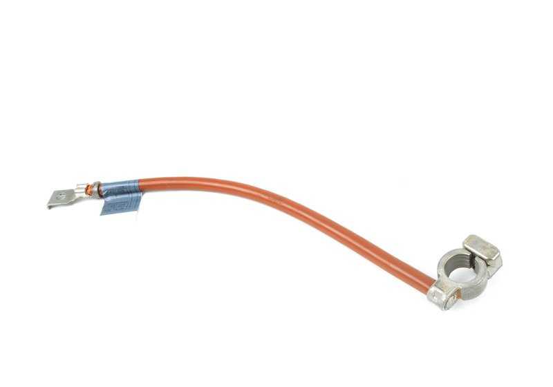 Cable de batería negativo OEM 61127837229 para BMW Z4 E85, E86 (2004–2008). Original BMW.