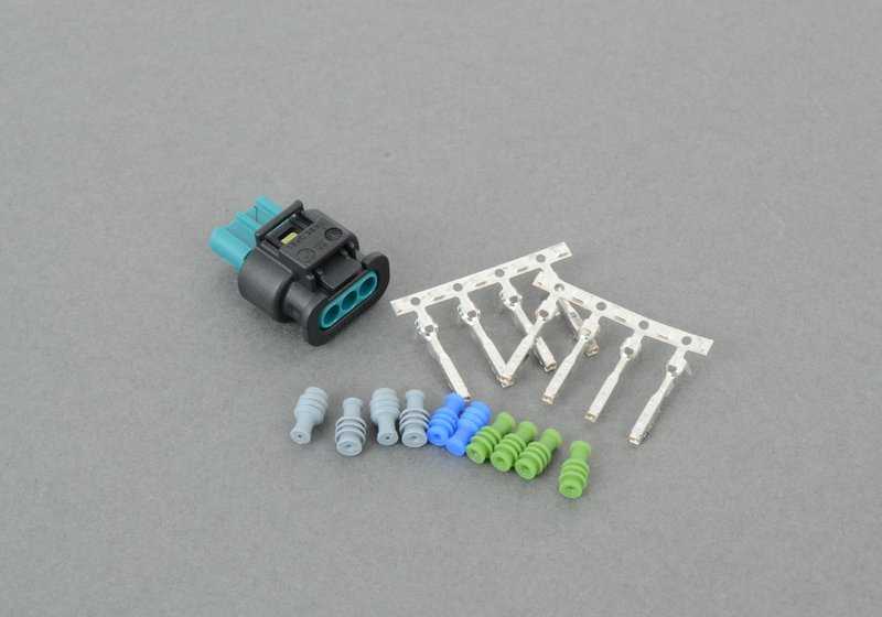 Conector eléctrico universal 3 pines OEM 61136925599 para BMW {F20, F21, F40, F70, F22, F44, G87, E90N, E91N, E92, E93, F30, F31, F34, G20, G21, G28, G80, F32, F33, F36, E60N, E61N, F07, F10, F11, G60, G61, G68, G90, F06, F12, F13, F01, F02, G70, G1