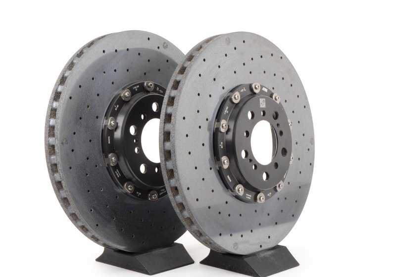 Kit de frenos carbono-cerámicos M OEM 34112358378 para BMW F80, F82, F83 (modelos M3 y M4). Mejora el rendimiento y reduce el peso. Original BMW.