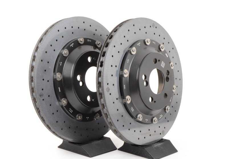 Kit de frenos carbono-cerámicos M OEM 34112358378 para BMW F80, F82, F83 (modelos M3 y M4). Mejora el rendimiento y reduce el peso. Original BMW.