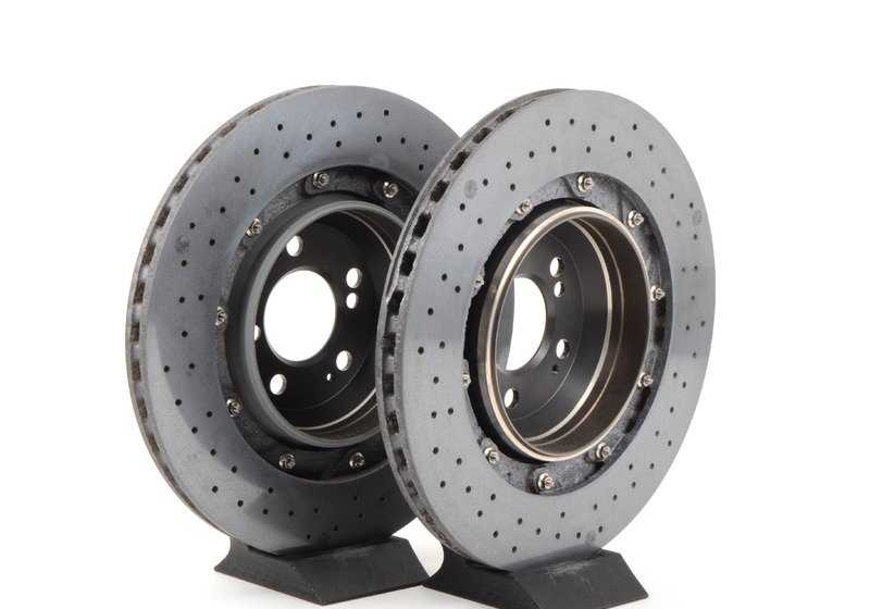 Kit de frenos carbono-cerámicos M OEM 34112358378 para BMW F80, F82, F83 (modelos M3 y M4). Mejora el rendimiento y reduce el peso. Original BMW.
