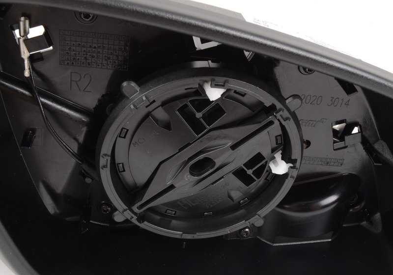Espejo retrovisor derecho calefactable OEM 51167345662 para BMW X5 E70 y X6 E71. Original BMW.
