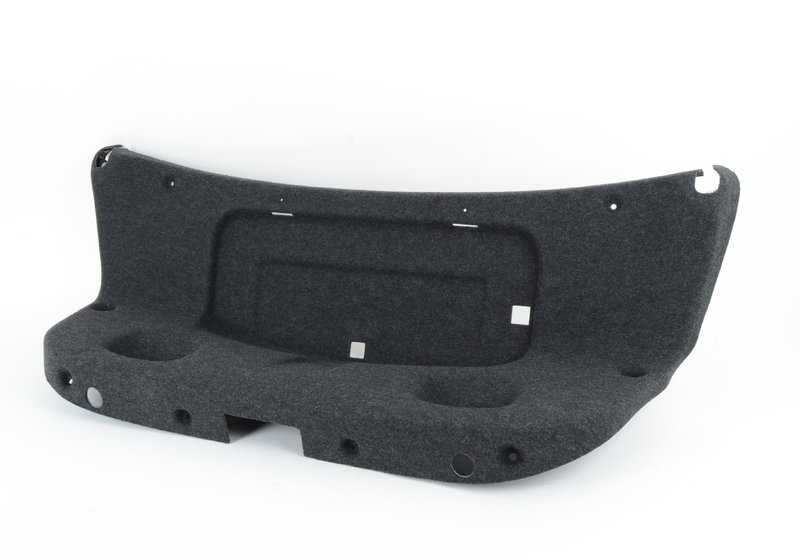 Cancellatura posteriore OEM di rivestimento interno 51497204372 per BMW F10, F18. BMW originale.