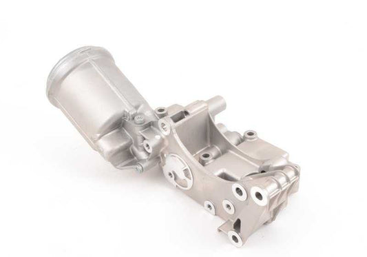 Portador de grupos con filtro de aceite OEM 11421738640 para BMW Serie 3 E36, Serie 5 E34. Original BMW.
