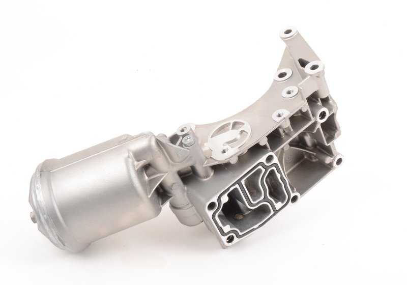 Support moteur avec filtre à huile pour BMW E36, E34 (OEM 11421738640). BMW d'origine