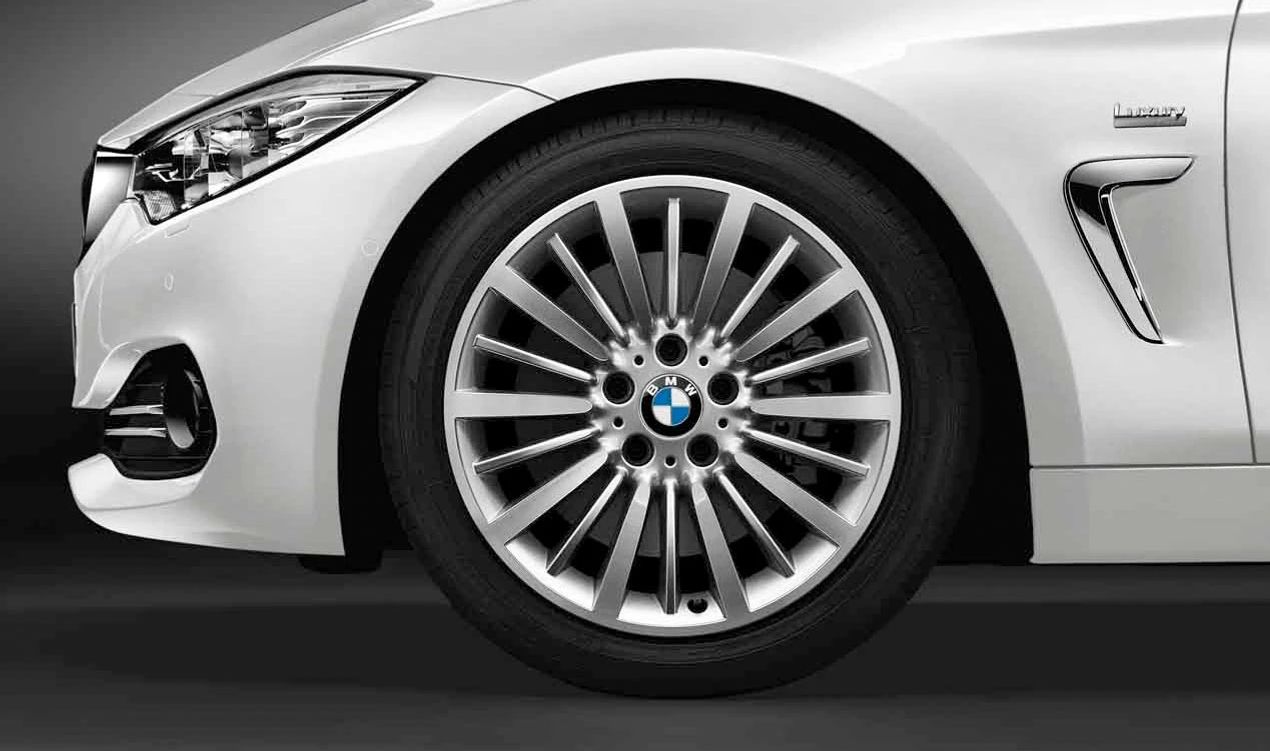 Llanta de aleación multirradio 416 OEM 36116796249 para BMW F30, F31, F34, F35, F32, F33, F36. Original BMW.