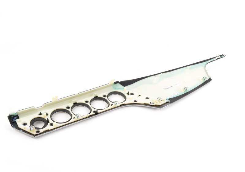 Embellecedor salpicadero aluminio cepillado derecho OEM 51459129228 para BMW E89 Z4. Original BMW.