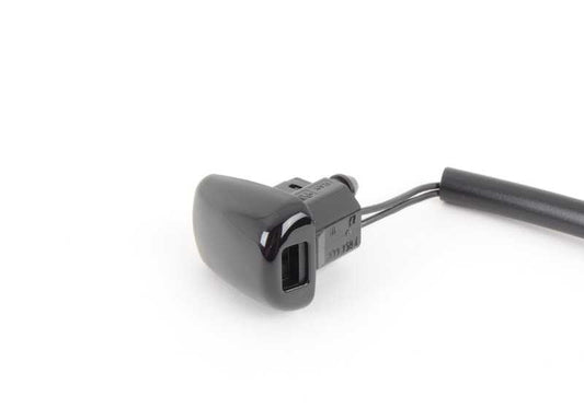 Tobera de inyección OEM 61667054446 color negro brillante para BMW Serie 6 E63 y E64 (LCI incluido). Original BMW.