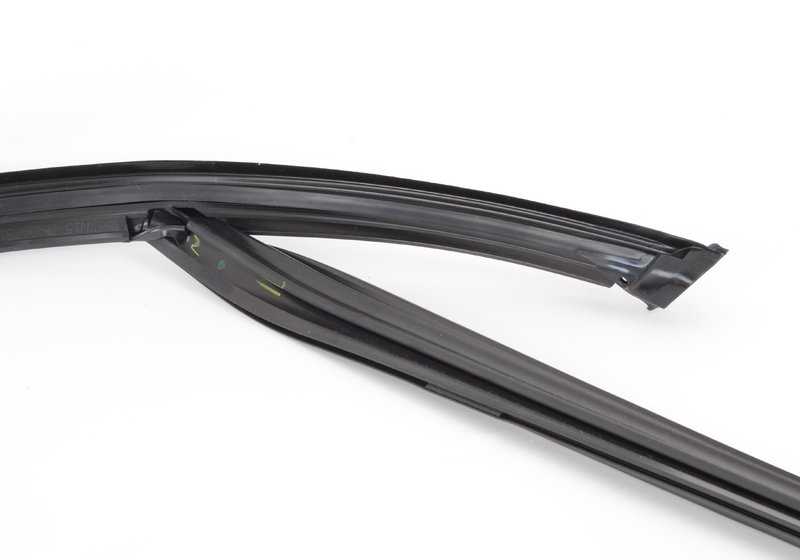 Guía de cristal de puerta delantera izquierda OEM 51337311259 para BMW F25. Original BMW.