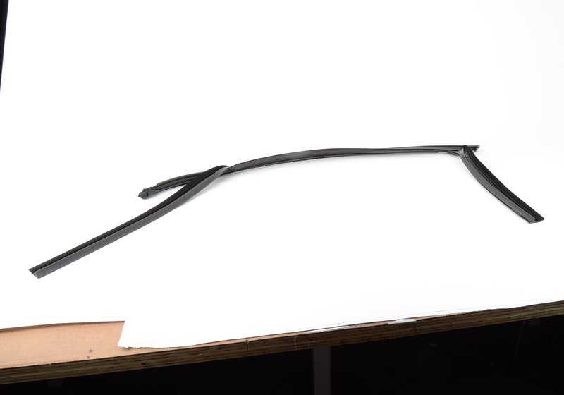 Guía de cristal de puerta delantera izquierda OEM 51337311259 para BMW F25. Original BMW.