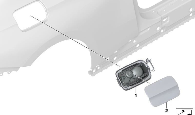 Tampas de tampa parafusos OEM 51178737013 Para BMW 2 G42 e G87 Series. Peça original da BMW.