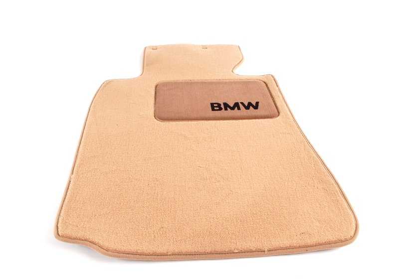 Alfombrillas delanteras y traseras beige arena OEM 51478204022 para BMW Serie 5 E39 (Berlina y Touring). Original BMW.